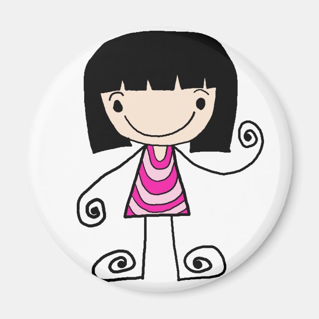 girl  collection magnet (Front)