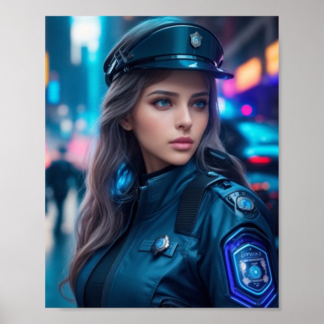  girl cop poster (Front)