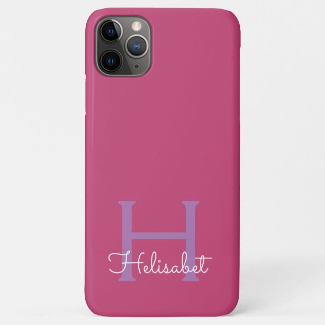 girl, customisable text, monogram, name or family, Case-Mate iPhone case (Back)