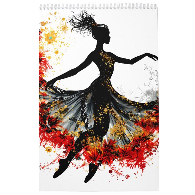 girl dance flowers impulse inspiration spring natu calendar (Cover)