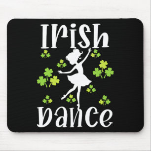 Girl Dancing Dancer Irish Dance St Patrick's Day Mouse Mat