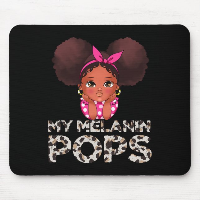 Girl Daughter Niece Child Sister Black History Mon Mouse Mat (Front)