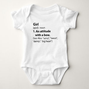 Girl Definition Baby Bodysuit