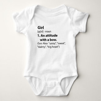 Girl Definition Baby Bodysuit