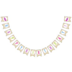 Girl Dinosaur Banner Pink Dinosaur Birthday Banner