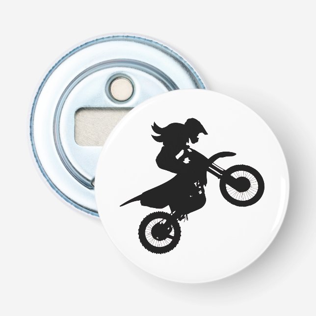 Girl Dirt Bike   Bottle Opener (Front)