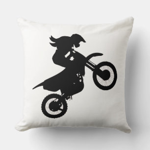 Girl Dirt Bike   Cushion