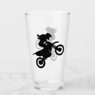 Girl Dirt Bike Glass