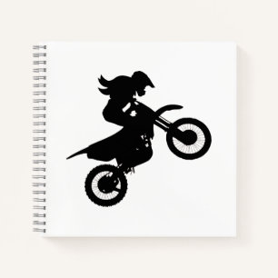 Girl Dirt Bike Notebook