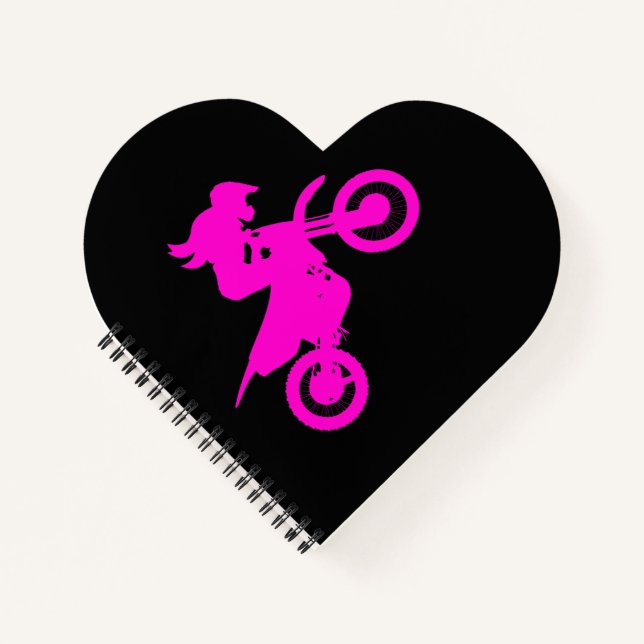 Girl Dirt Bike   Notebook (Front)