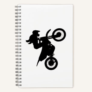 Girl Dirt Bike Notebook