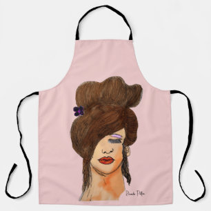 Girl drawing apron