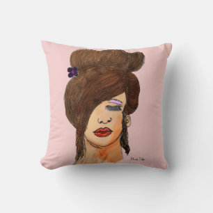Girl drawing cushion