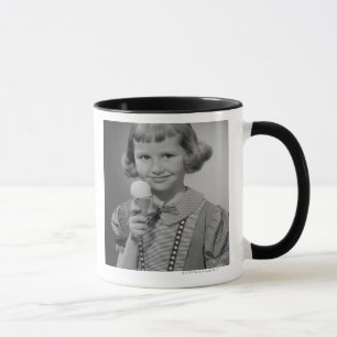 Girl Eating Ice Cream Mug