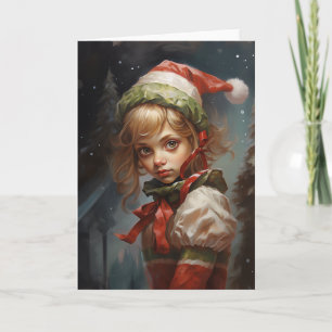 Girl Elf Card