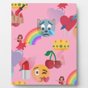 girl emoji plaque