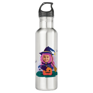 Girl Face Personalized  710 Ml Water Bottle