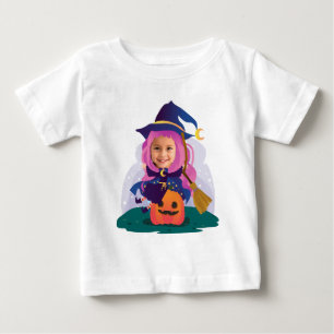 Girl Face Personalized Baby T-Shirt