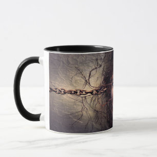 Girl Face Smile Hair Chain Root Moor Branch Mug