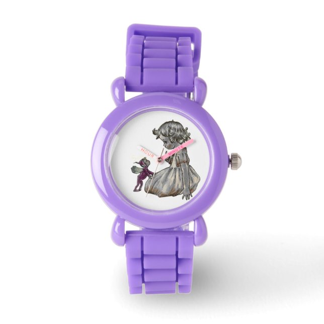 Girl & Fairy Childs Watch  (Front)
