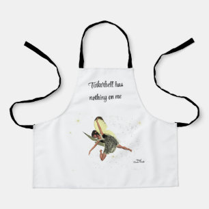 Girl Fairy With Yellow Wings Quote Kids Apron