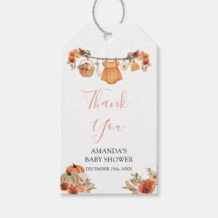 Girl Falling In Love Clothes Baby Shower Gift Tags