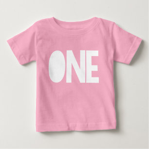 Girl First Birthday Shirt 1st Birthday ONE I'm One