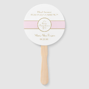 Girl First Communion custom Hand Fan