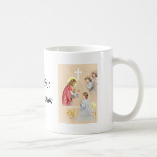 Girl first communion drinking mug