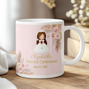 Girl First Holy Communion Ceramic Mug 11 oz