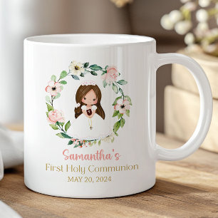 Girl First Holy Communion Favour Keepsake Religiou Coffee Mug