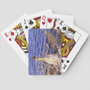 Girl Fishing (by John Singer Sargent) Playing Cards