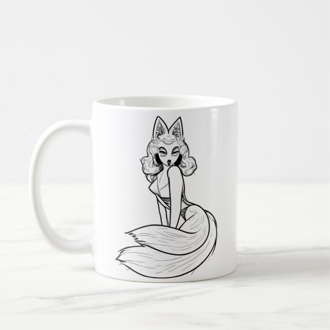 Girl fox mug (Left)