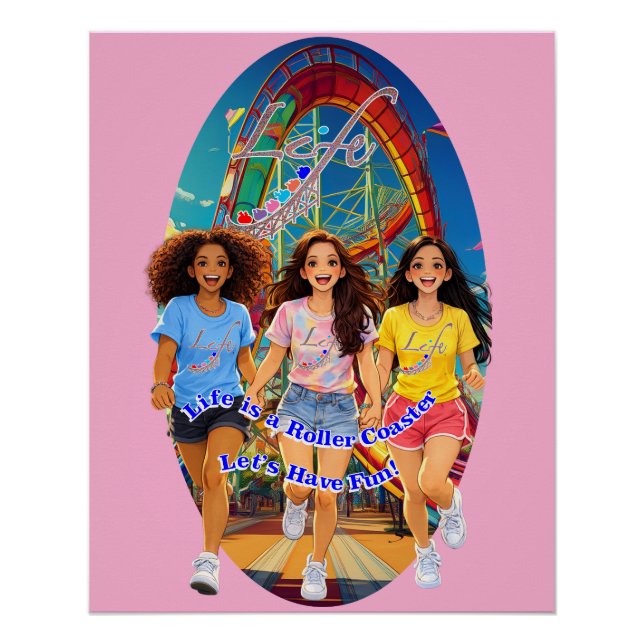 Girl Friends-Let's Have Fun Poster (Front)