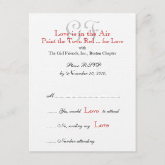 Girl Friends Night Out RSVP Cards 2