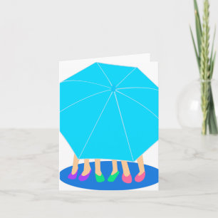 Girl Friends Umbrella Secrets Card