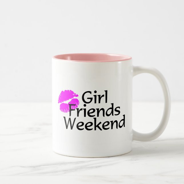 Girl Friends Weekend Two-Tone Coffee Mug (Right)