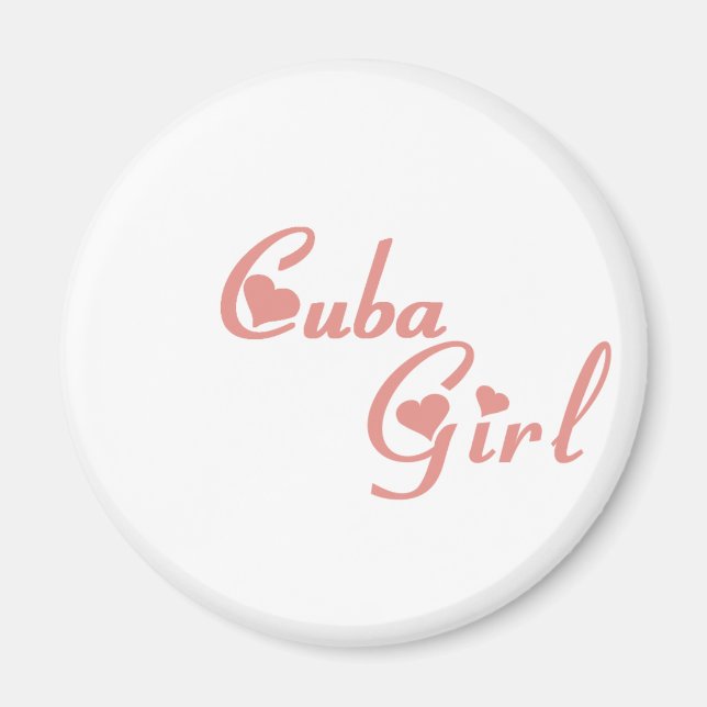 Girl from Cuba Magnet (Front)