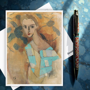 Girl from Eydtkuhne, H.Schjerfbeck  Postcard