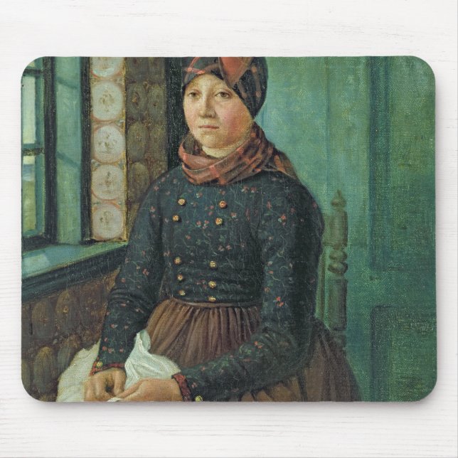 Girl from Fano, 1834 Mouse Mat (Front)