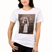 Girl from Hardanger in Norway