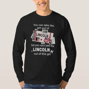 Girl from Lincoln Boarding Pass Flight Ticket Lin T-Shirt