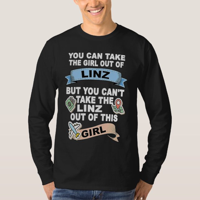 Girl from Linz  Relocation From Linz T-Shirt (Front)