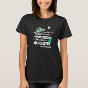 Girl From Manchester Patriotic Proud Girl From Ma T-Shirt