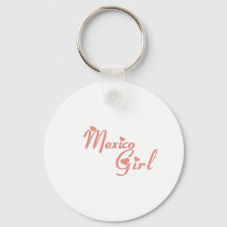 Girl from Mexico Key Ring