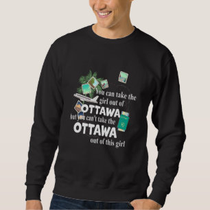 Girl From Ottawa Patriotic Proud Girl From Ottawa Sweatshirt