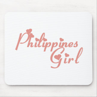 Girl from Philippines Mouse Mat