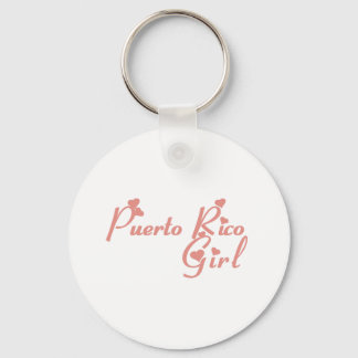 Girl from Puerto Rico Key Ring
