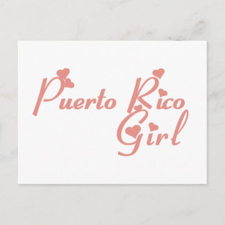 Girl from Puerto Rico Postcard