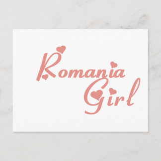 Girl from Romania Postcard